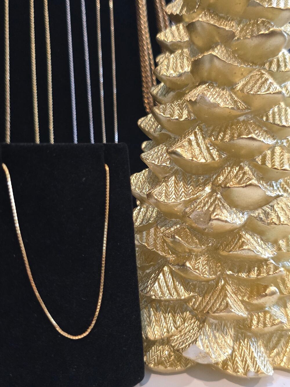 Plated Sterling Silver box chain 18